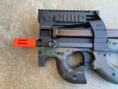 EMG KRYTAC FN Herstal P90 Airsoft AEG Training Rifle w/ Custom Cerakote BLK CAMO