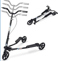 3 Wheel Foldable Scooter Swing Scooter Tri Slider Kick Wiggle Scooters Push