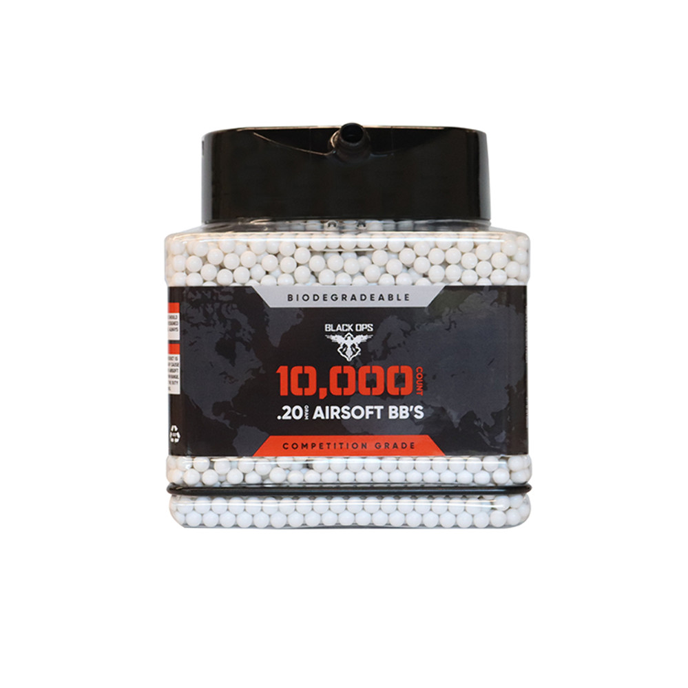 Biodegradable Airsoft 6mm/.20g BBs – 10,000 Count