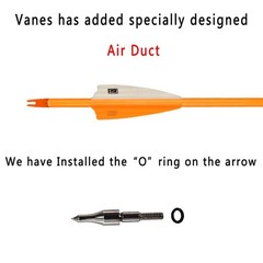 30Inch Carbon Arrows for Hunting Archery Removable Tips Spine 400 with 3“ Van…