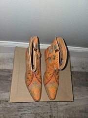 DINGO – Cowgirl Booties – ONE OF A KIND -Leather/Embroidered – Women’s 7 NEW!!