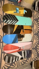 Chocolate Skateboards Minimalism Series Desk Set of 6 New (2018) Wall Hangers