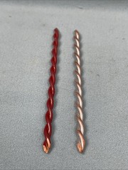 2- Cowgirl/ Cowboy 4 Inch Toothpicks Silver & Copper/ Red USA Free Shipping
