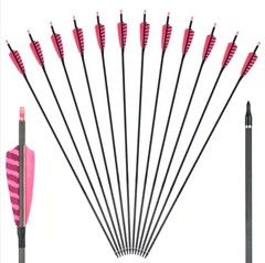 62″ Takedown Recurve Bow Longbow & Carbon Arrows Wooden Riser for Hunting Shoot