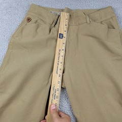 Ariat Sport Breeches Womens 32L Tan Knee Padded Riding Horseback Equestrian