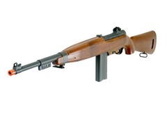 BBTac Airsoft Rifle BT-M1 Carbine Gun Auto Electric WWII Replica Wood Garand AEG