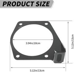 4 Bolt Throttle Cable Bracket Fits for Engine Intakes 92mm-102mm LS LSX LS1 LS2