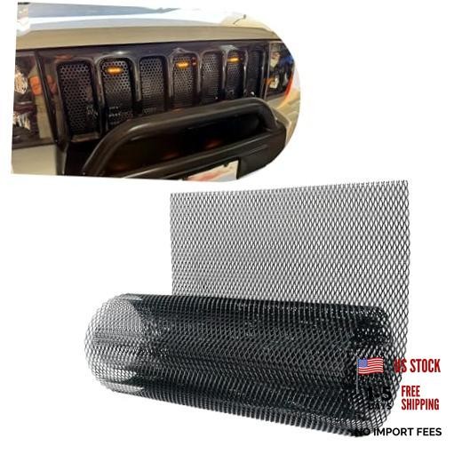 40″x13″ Universal Car Grill Mesh, Aluminum Alloy Automotive Grille Insert