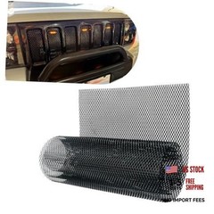 40″x13″ Universal Car Grill Mesh, Aluminum Alloy Automotive Grille Insert
