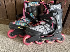 K2 Marlee Splash Inline Skates – Kids’ Adjustable Sizes 1-5