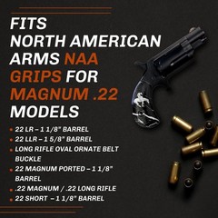 Grips fits North American Arms NAA Grips for Magnum .22 «End of Trail»
