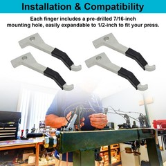 For Most Modern Compound Bows Linear Bow Press Finger Kit w/ Heat Shrink Tubing