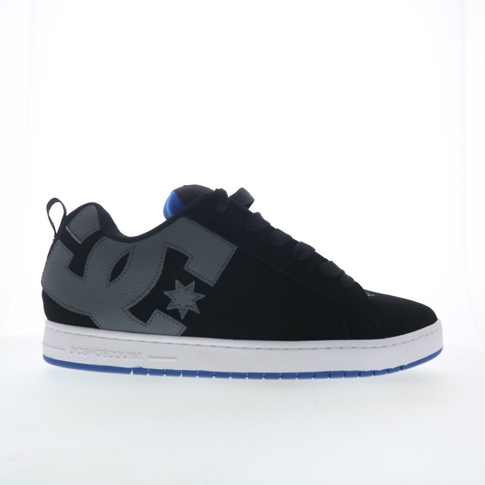 DC Court Graffik 300529-XKSB Mens Black Nubuck Skate Inspired Sneakers Shoes 17