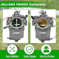 Carburetor 15003-2796 Compatible with Kawasaki FB460V 4 Stroke Engine 15003