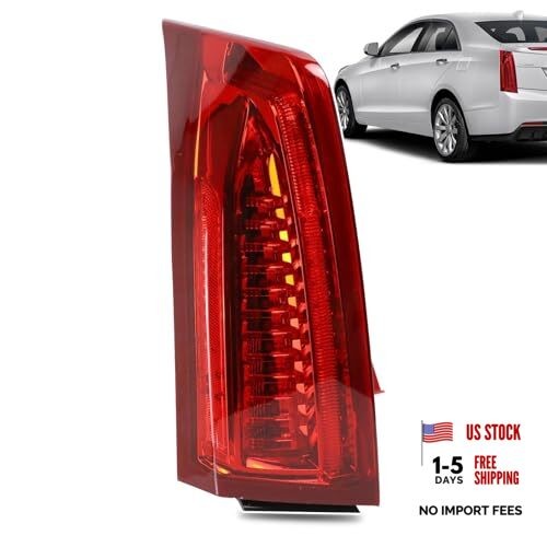 LED Tail Light Assembly Compatible with 2013-2018 Cadillac ATS Left Driver Side