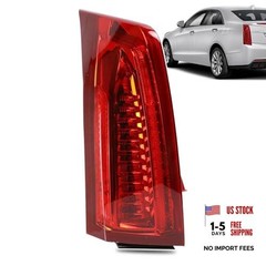LED Tail Light Assembly Compatible with 2013-2018 Cadillac ATS Left Driver Side