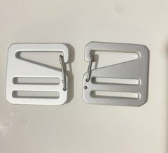 Aluminum Alloy G Hook Metal Buckle 20mm 25mm Adjusters Bag Backpack Webbing DIY