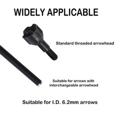 12PK 100/125 Grain Small Game Broadheads Judo Points & Hammer Mixed Set with …