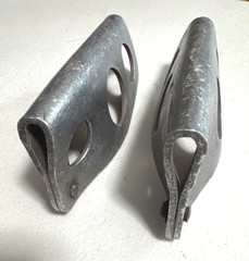 Chouinard Vintage Rock Climbing 2 1/2 inch Aluminum BONG Pitons