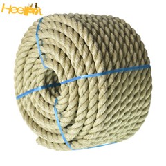 3/4 Inch × 100 Feet 3 Strand Twisted Rope PP Manila Rope Wear Resistant