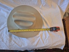 AMERICAN HAT CO. FELT COWBOY HAT & HAT PROTECTER THE HAT STORE TEXAS SIZE 7 1/2