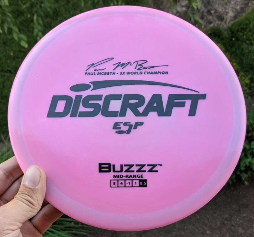 Swirly 5x McBeth ESP Buzzz Discraft Disc Golf NEW 175-176g FLAT Pink Z Blend
