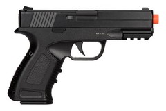 New Airsoft Metal Slide Polymer Grip Spring Compact Black Pistol Hand Gun BBs