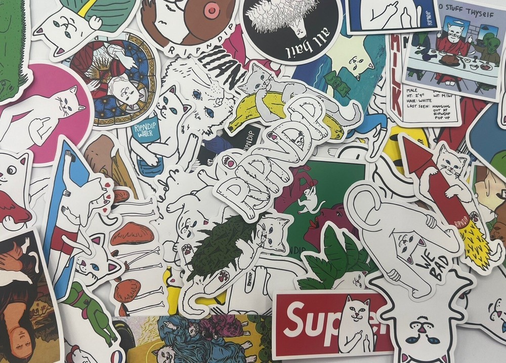 50 Piece Rip N Dip Decals for Car Laptop Guitar Skateboard Sticker
