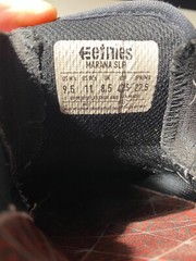 Etnies Marana Slip Chase Hawk Skate Shoes – Black Suede – 9.5