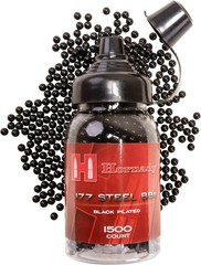 High Quality Black Plated .177 Caliber BBs – 1500 Count for Hunting & Targeting