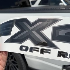 FX4 Off Road Bedside Decals Compatible with Ford F 4.3″ x 16.5″, F150 Charcoal