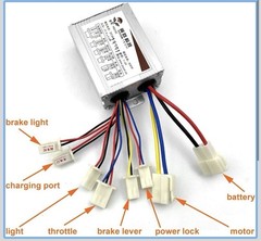 36V 800W Brush Speed Controller For E-Bike Scooter