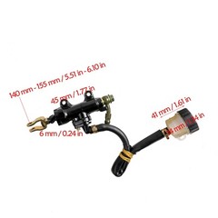 Hydraulic Foot Disc Brake Caliper Cylinder for Go kart Golf Cart ATV Buggy Quad