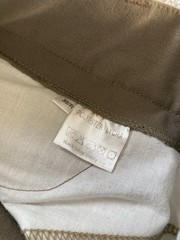 Ovation Pants Womens 34 R Brown Colorblock Full Seat Breeches Equestrian Riding