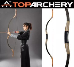 Archery Mongolian Horsebow Traditional Hunting Recurve Bow Handmade 50lbs Shoot