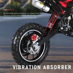 49cc 2 Stroke Mini Motorcycle 25mph 10in Tires Disc Brake 330lbs 47.2in