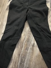Dover Saddlery Breeches Womens Size 32 Equestrian Horse Riding Pants~Black/Gray