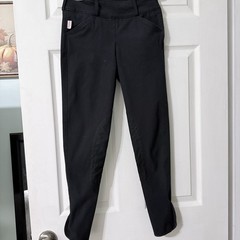 Tailored Sportsman Equestrian Pants Breeches 24 Black Side Zip