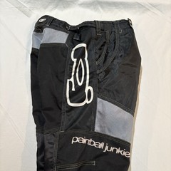 Vintage Paintball Junkies Mens sz 32(34×31) Paintball Pants Black Adjustable