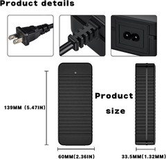 54.6V 2A Charger 48Volt 13S Lithium Battery Pack Charger Supports Fast Charging