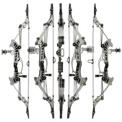 Adjustable 5.9″-16.4″ Archery Compound Bow Set for RH/LH – Hunting & Practice