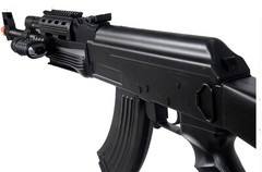 UKARMS AK 47 SPRING AIRSOFT RIFLE SNIPER GUN 74 w/ 6mm BB Laser LED Flashlight