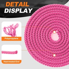 Utility Diamond Braided Rope 45′ – 30lbs Strength for Marine, Fishing & Outdoor