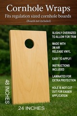 WATERPROOF Tropical DRINKING GAME Cornhole Board Wraps / Cornhole Decals