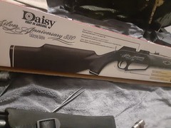 DAISY 880 SILVER EDITION 177 cal shinyExcellent IN BOX w/owners manual bb&pellet