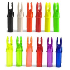 50PCS Arrow Nocks Insert Tips ID6.2mm Arrow Shaft Tails Plastic Archery Bow DIY`