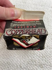 Vintage Crosman Copperhead Premium Grade BBs + Shooting For Safety Guide 1988