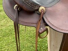 17″ ROCKING R Haflinger Trail Ranch Saddle~X-WIDE Tree~FJORD~GYPSY~Draft Cross