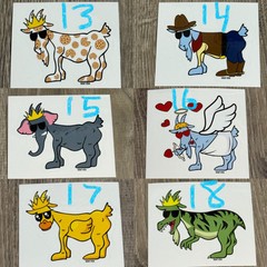 GOAT USA Stickers/ Decals- PICK YOUR STICKERS! CHECK OUT THE LOT! BUY AND SAVE!