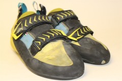 Scarpa Vapor V Italy Made Mens Size 11 45 Microsuede Strap Rock Climbing Shoes